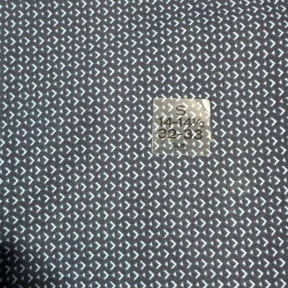 J. Ferrar Slim Fit Blue Long Sleeve Button-Up Shirt Small Sleeve 100% Cotton New - Picture 4 of 9